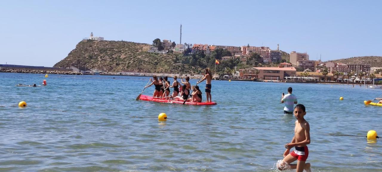 El Puerto de Mazarrón Bahia Mazarron Apartamento En Primera Linea Playa מראה חיצוני תמונה