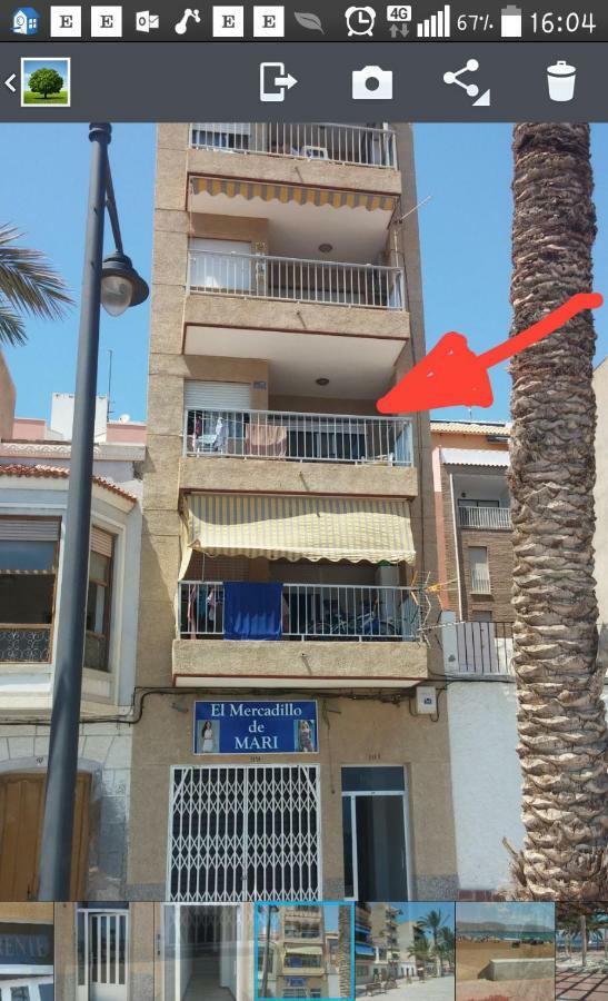 El Puerto de Mazarrón Bahia Mazarron Apartamento En Primera Linea Playa מראה חיצוני תמונה