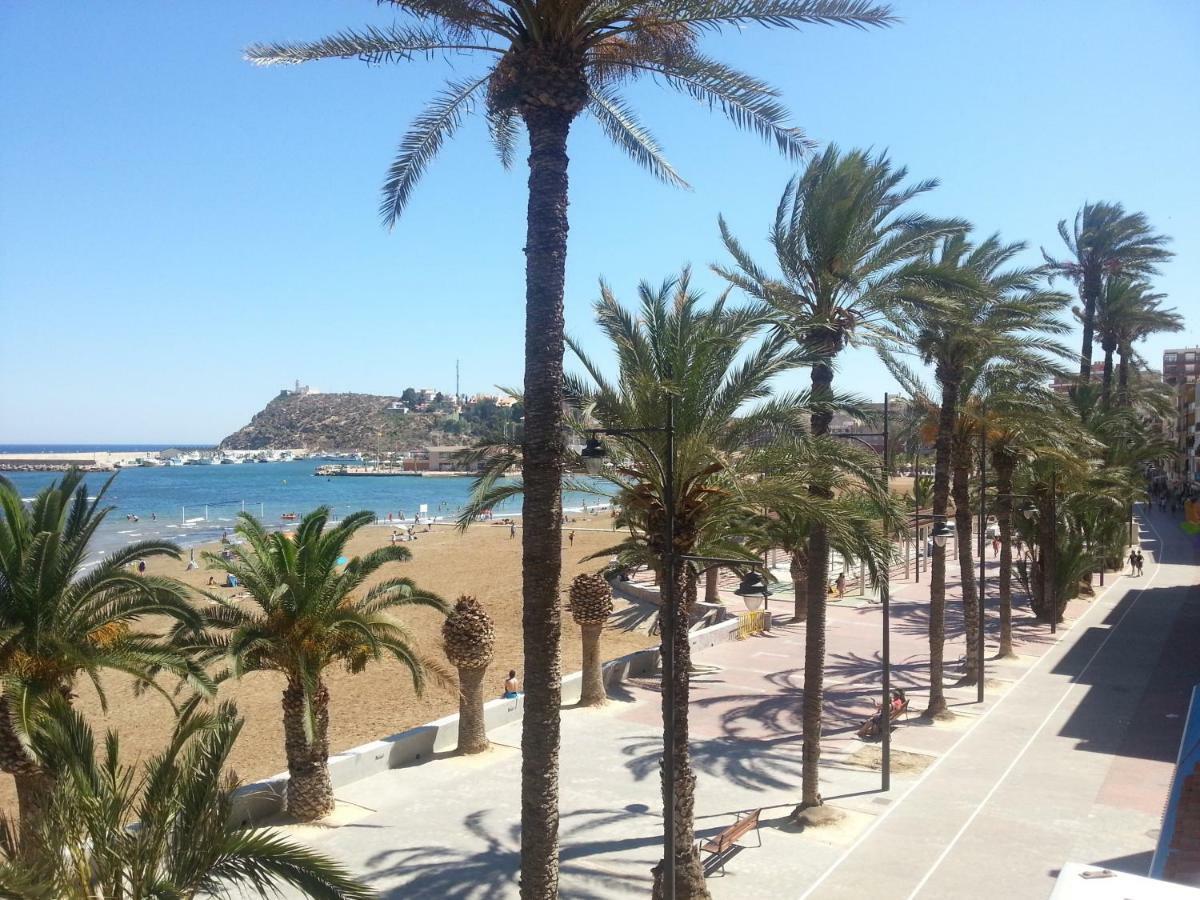 El Puerto de Mazarrón Bahia Mazarron Apartamento En Primera Linea Playa מראה חיצוני תמונה